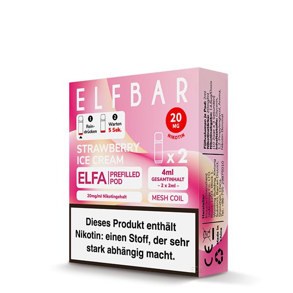 Elfbar Elfa Pod Strawberry Ice Cream