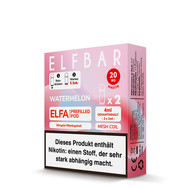 ELFBAR Elfa Pod Watermelon Packaging