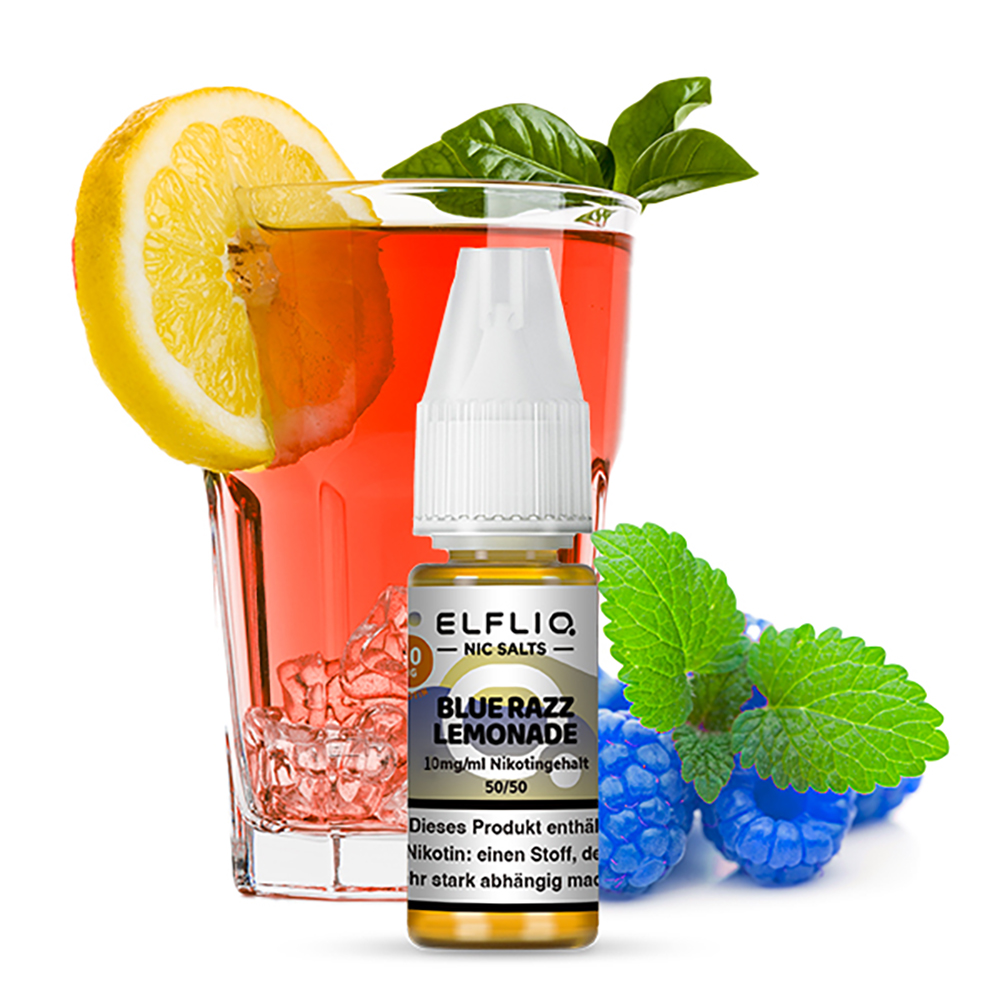 ELFLIQ Liquid Nikotinsalz Blue Razz Lemonade