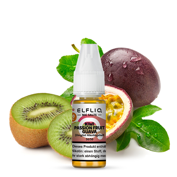 ELFLIQ Liquid Nikotinsalz Kiwi Passionfruit Guava