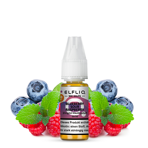 ELFLIQ Liquid Nikotinsalz Blueberry Sour Raspberry